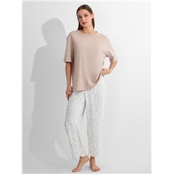 КОМПЛЕКТ ЖЕНСКИЙ (ФУТБОЛКА, БРИДЖИ) 592541