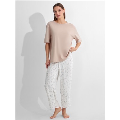 КОМПЛЕКТ ЖЕНСКИЙ (ФУТБОЛКА, БРИДЖИ) 592541