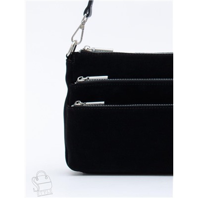 Сумка женская кожаная 8269PEF black Polina&Eiterou  в Новосибирске