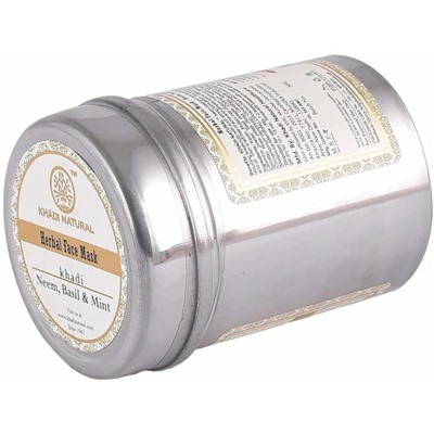 Khadi Natural Маска для лица Ним, Базилик, Мята 50 г