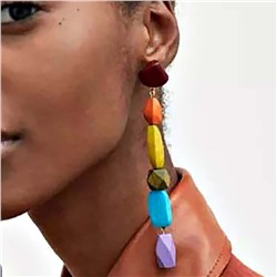 Акц -12% Серьги длинные на гвоздиках арт. 13 1027 (id 265750)