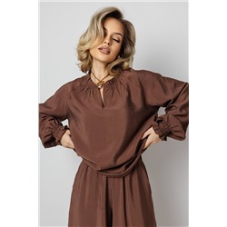 Блузка женская  4484/01/Коричневый