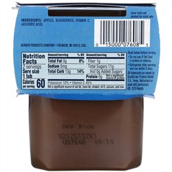 Gerber, Apple Blueberry, Sitter, 2 Pack, 4 oz (113 g) Each