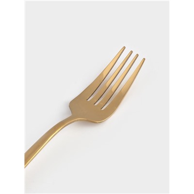 Набор вилок столовых Magistro «Блинк», длина 21.5 см, 6 шт., нержавеющая сталь, золотистый