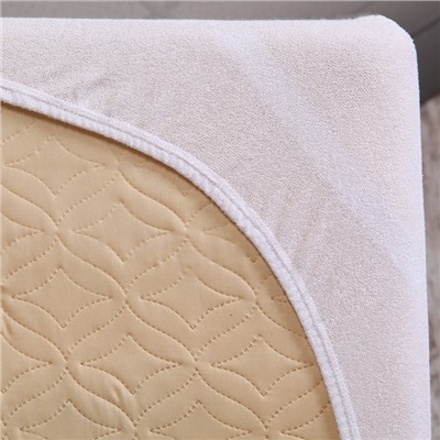 Наматрасник непромокаемый «Бережный», 160×200×25 см, натяжной, мембрана, хлопок 80%