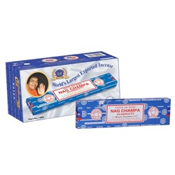 SATYA Ароматические палочки Nag Champa  (100г.*6уп)