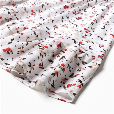 Платье мини женское с рюшами MIST, размер 46, белое