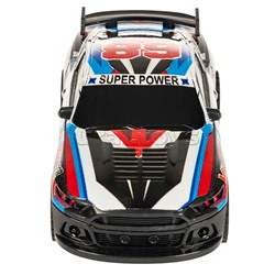 Машинка пластмассовая инерционная "Авария на трассе" Гонка спорт (pull back) ВОХ 15,2х7,5х7,5см,