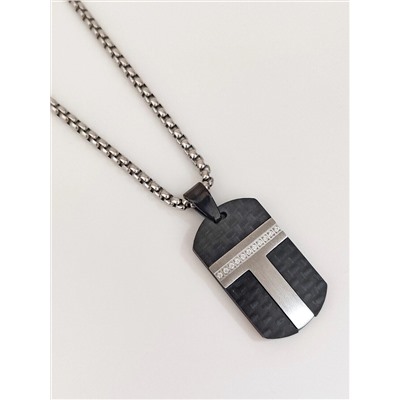 Кулон из стали на цепочке