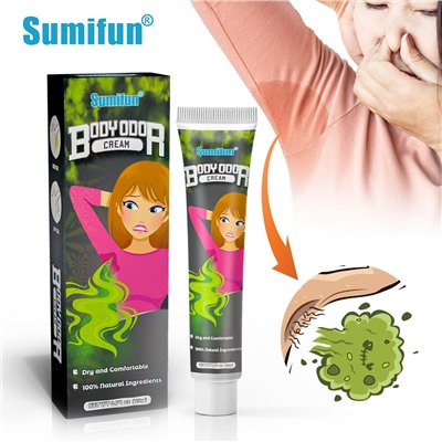 Крем-дезодорант от запаха пота охлаждающий Sumifun Body Odor Cream, 20 гр.
