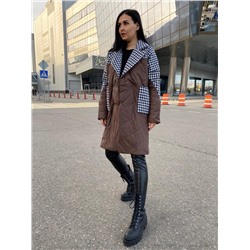 Весенние Стеганые Пальто.