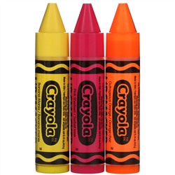 Lip Smacker, Crayola, Lip Balm, Trio Pack, 3 Pieces, 0.14 oz (4.0 g) Each