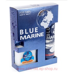Festiva Подарочный набор Blue Marine Бальзам после бритья 100 мл + Пена для бритья 200мл 075