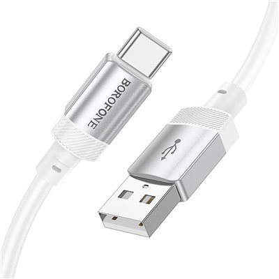 Кабель USB - Type-C Borofone BX108 18W 100см 3A  (white)
