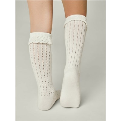 Нарядные CONTE-KIDS MISS Гольфы с воздушными рюшами и хлопком