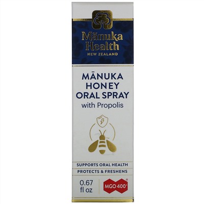 Manuka Health, Manuka Honey Oral Spray with Propolis, 0.67 fl oz