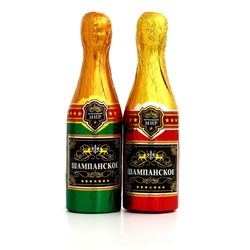 Фигурка новогодняя шоколадная «Шампанское», 120 г