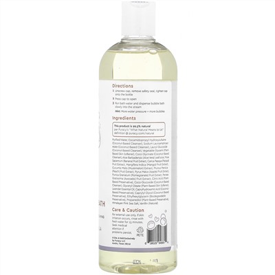 Puracy, Natural Baby Bubble Bath, Lavender & Vanilla, 16 fl oz (473 ml)
