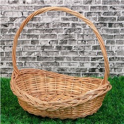 Корзина плетёная «Лексус», дно=26×18 см, верх= 35×28 см, H=7/10/35 см, ручное плетение, ива