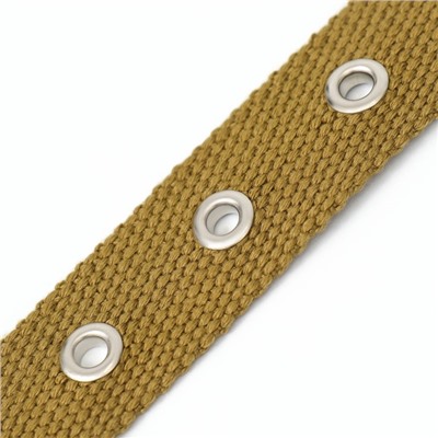 Брезентовый ошейник, 58×2.5 см, однослойный, цвет песочный