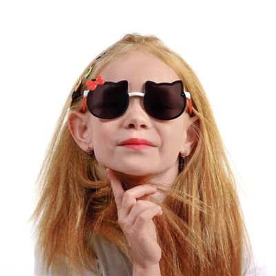 Очки солнцезащитные детские OneSun, UV400, линза 5×5 см, ширина 13 см, дужка 13.5 см, микс