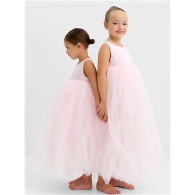 Платье нарядное для девочки KAFTAN, рост 128-134, светло-розовое