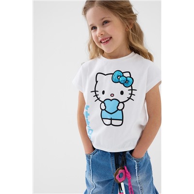 Джемпер трикотажный для девочек (футболка) PLAYTODAY, 1240132