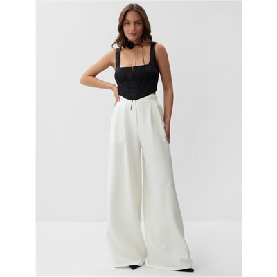 Корсет женский атласный MIST, размер XS, чёрный