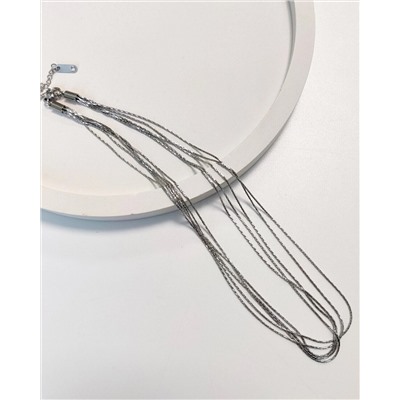 Колье из цепочек