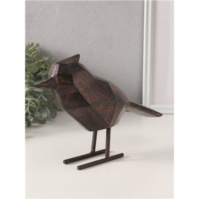 Фигурка полистоун «Чёрная птица. Грани», 24×9×16.5 см