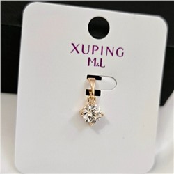 Кулон коллекция "Xuping" покрытие позолота, вставка: фианиты, Х000913118, арт. 101.090