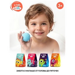 Бомбочка детская для ванны «Монстрики», аромат апельсиновый кексик 40 г, URAL LAB