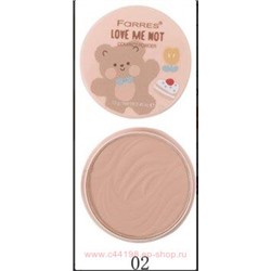 Farres Пудра прессованная Love Me Not тон 02 3029