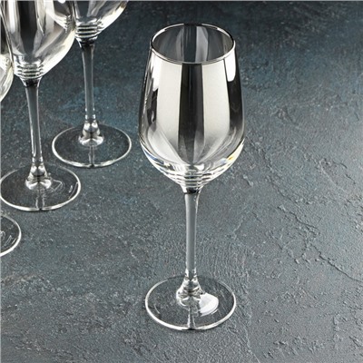 Бокалы для вина Luminarc «Серебряная дымка», 350 мл, стекло, 4 шт.