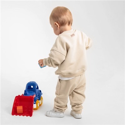 Штанишки детские MINAKU: Basic Line BABY, рост 62-68 см, бежевые