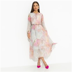 Платье нарядное на подкладе, Летящие мгновения (нежная)