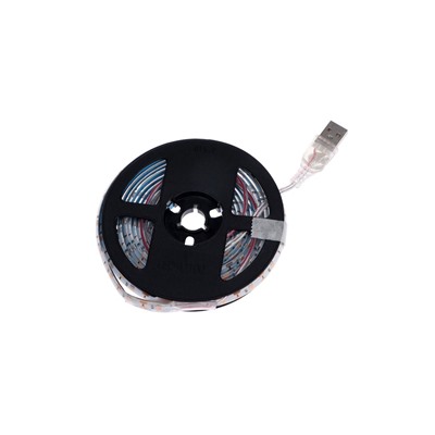 Фитолента для растений Luazon Lighting, светодиодная, 10.3 Вт, 3 м, IP65, 5 В, 60 LED/м, USB, SMD5050, мультиспектральная