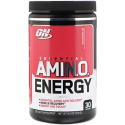 Optimum Nutrition, Essential Amin.O. Energy, арбуз, 270 г (9,5 унций)
