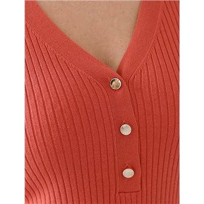 Джемпер тонкой вязки из вискозы с нейлоном