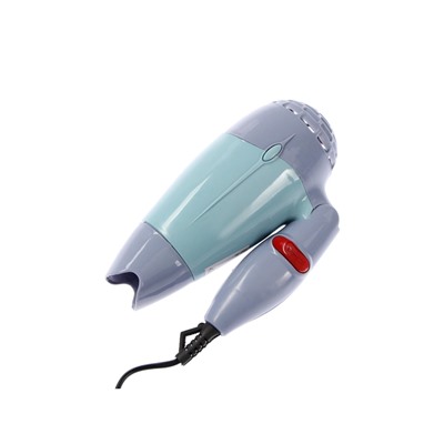 Фен Luazon LF-23, 800 Вт, 2 скорости, 2 режима, складная ручка, голубой