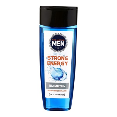 Подарочный набор косметики для мужчин Strong Energy: гель для душа, 250 мл + шампунь, 250 мл