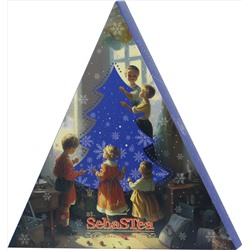 SebaSTea. Новый год. Треугольник (синий) карт.упаковка, 15 пак.