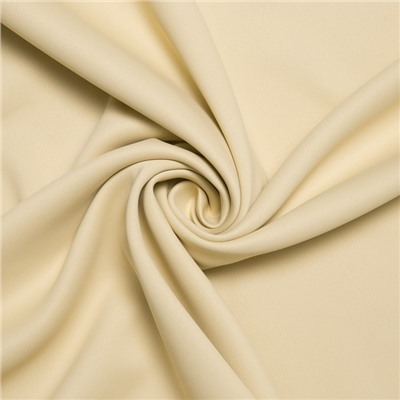 Штора блэкаут портьерная «Этель», 130×300 см, кремовая