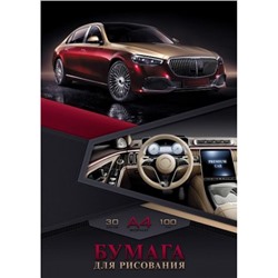 Папка для рисования А4 30л "Premium car" 100г/м2 (085637) 29655 Хатбер