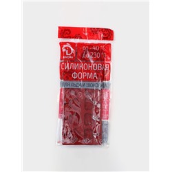 Форма для леденцов Доляна «Мишка», силикон, 25×10.5×1 см, 12 ячеек (3×3.3 см), с палочками, МИКС