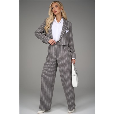Брюки Сиара (серый/полоска)