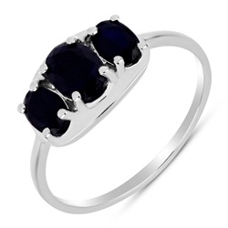 Кольцо, сапфир корунд, Микра