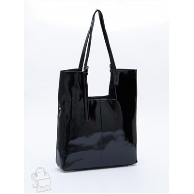 Сумка женская кожаная 5763P black Polina&Eiterou