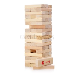 Настольная игра "Джанга карты" (из натурального дерева)