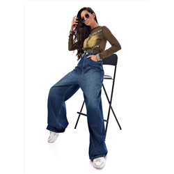 Женские джинсы широкие CRACPOT